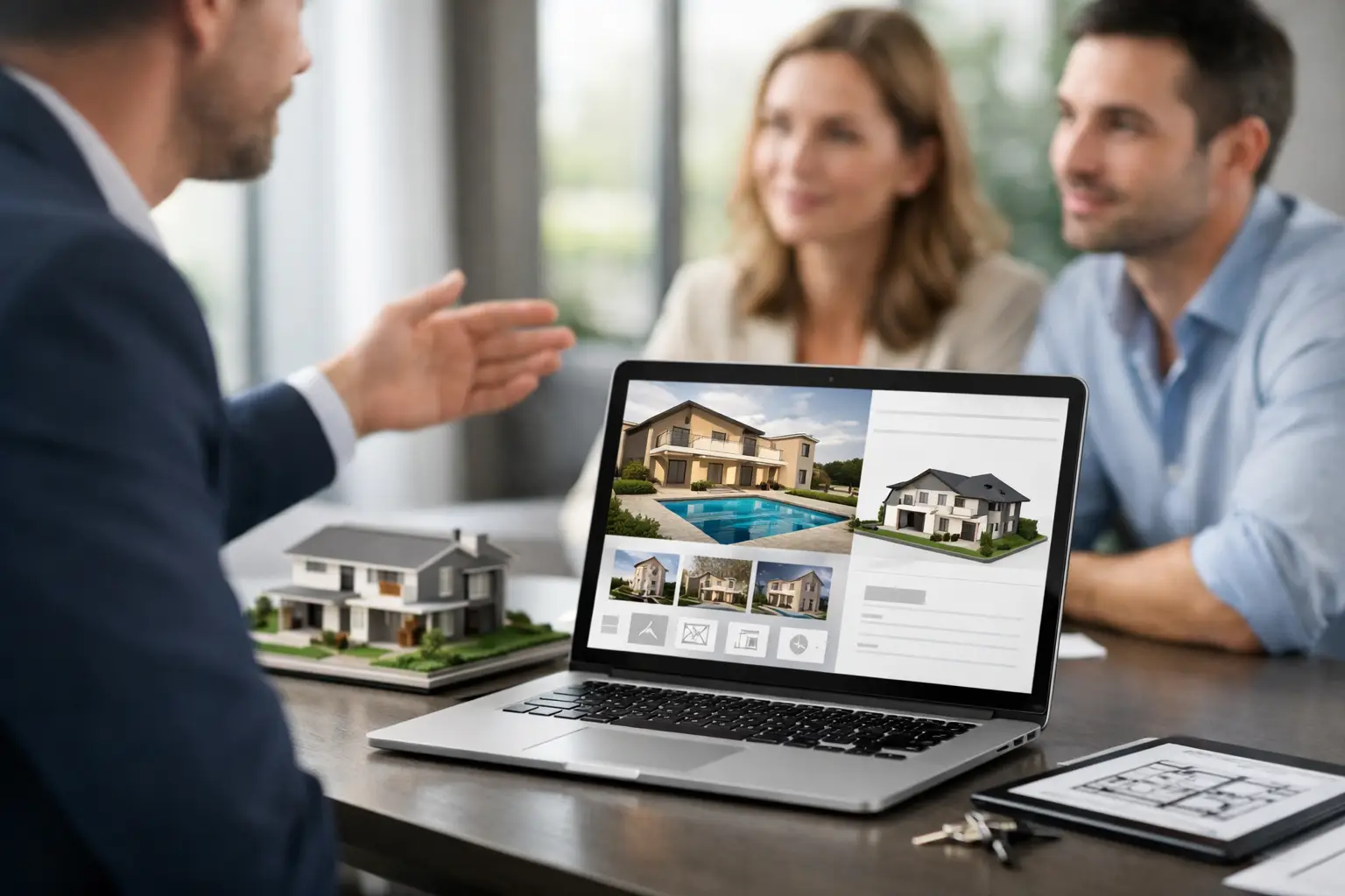 Template interativo para apresentação imobiliária