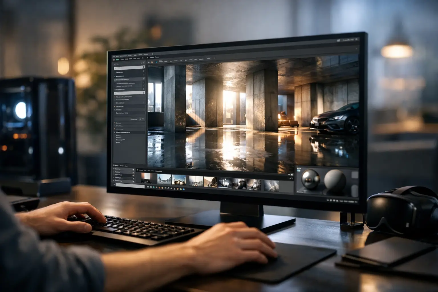 Como configurar ray tracing no Unreal Engine