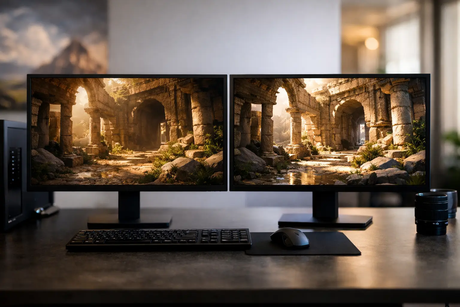Lumen versus path tracer no Unreal Engine