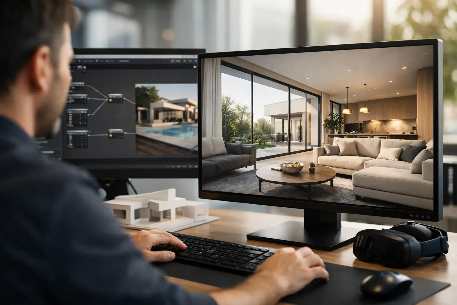 Unreal Engine exige programação no ArchViz?